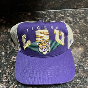 Men's '47  Purple LSU Tigers Pomona Mesh Hitch Adjustable Trucker Hat